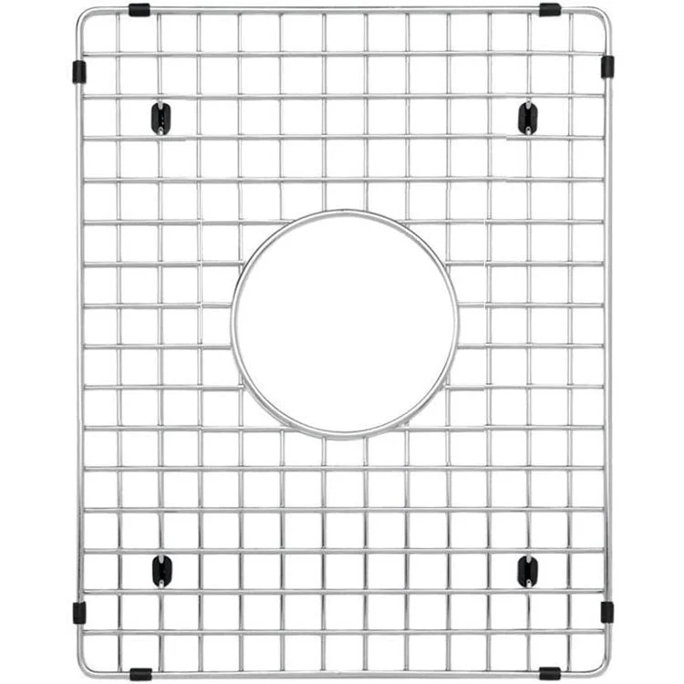 Sink Grid Precis Center Drain Stainless Steel for 60/40 Large Bowl Low Divide Sink 13-11/16 Inch