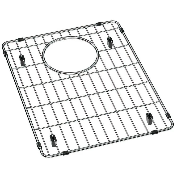 Sink Grid Bottom Grid 12 x 16 Inch Stainless Steel for Fits Bowl Size 15-1/8x18-1/8 Inch Bowls with Rear Center Drain Opening