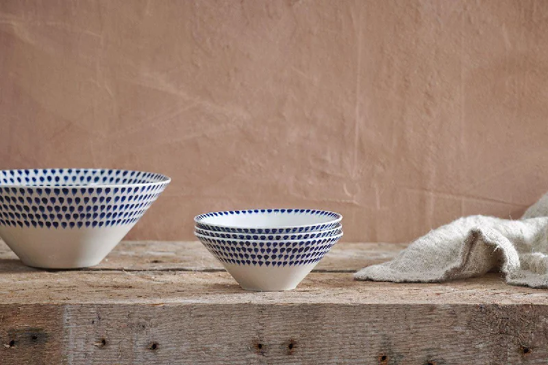 Indigo Drop Dipping Bowl