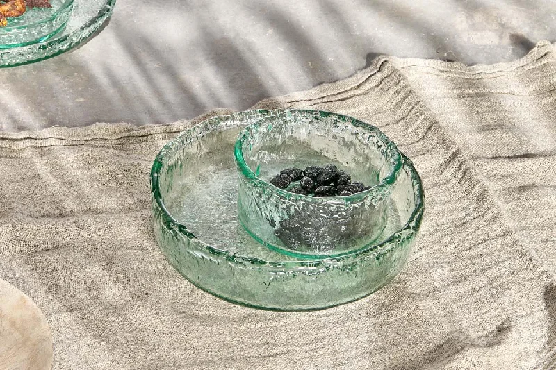 Kami Glass Serving Bowl