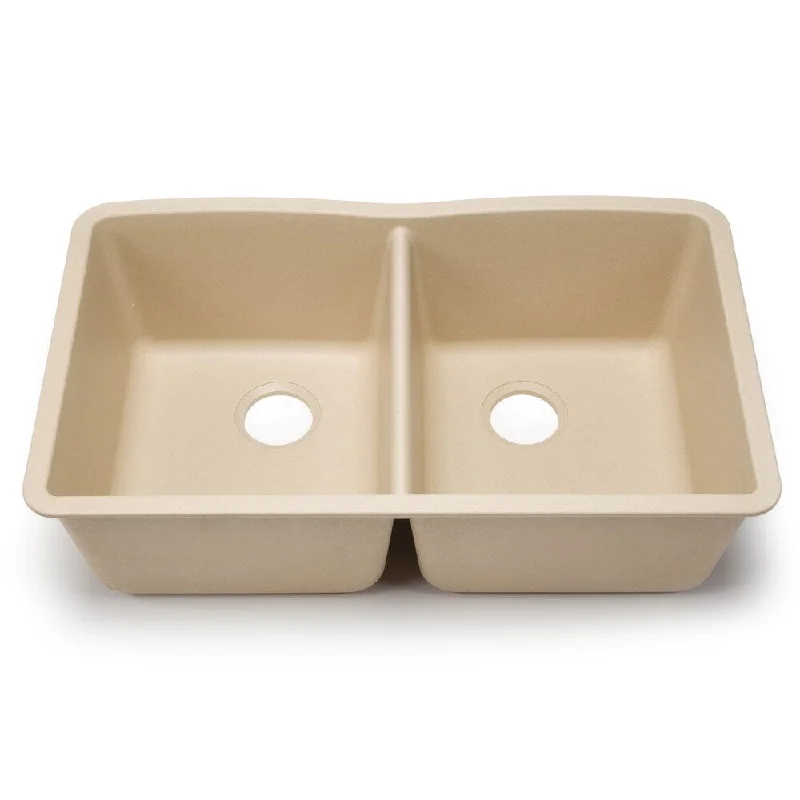 Blanco Silgranit Diamond Biscotti Equal Undermount Double Bowl Kitchen Sink