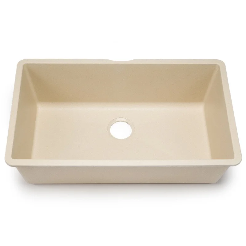 Blanco Silgranit Precis Biscotti Undermount Super Single Bowl Kitchen Sink