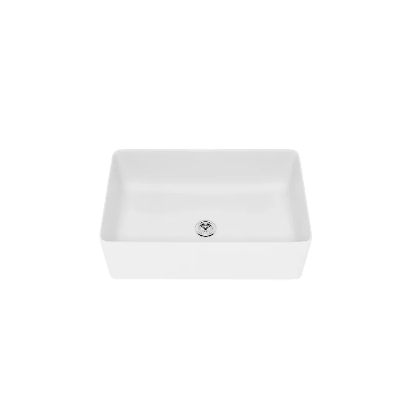 Corvus Batavia 30" x 18" Farmhouse Fireclay Single Bowl Kitchen Sink