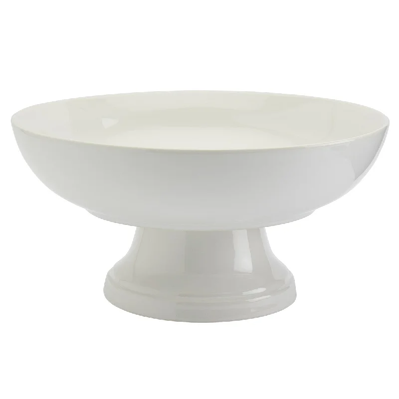 Denmark Tools for Cooks White Ceramic Footed Fruit Bowl