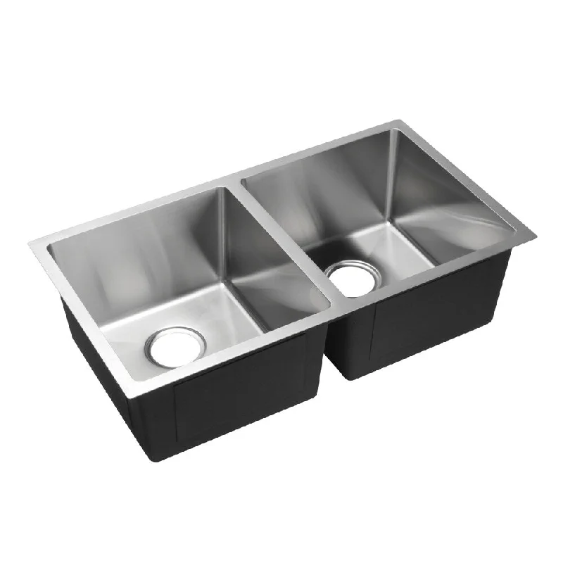 Hahn Series XL Equal Double Bowl Sink - Silver