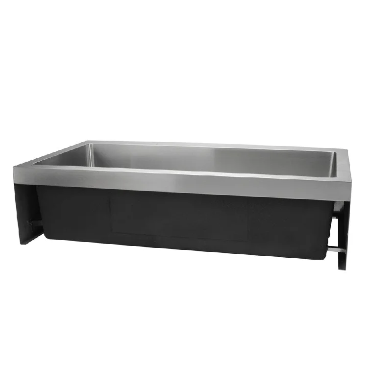 Hahn Series XL Single Bowl Farmhouse Sink - Silver