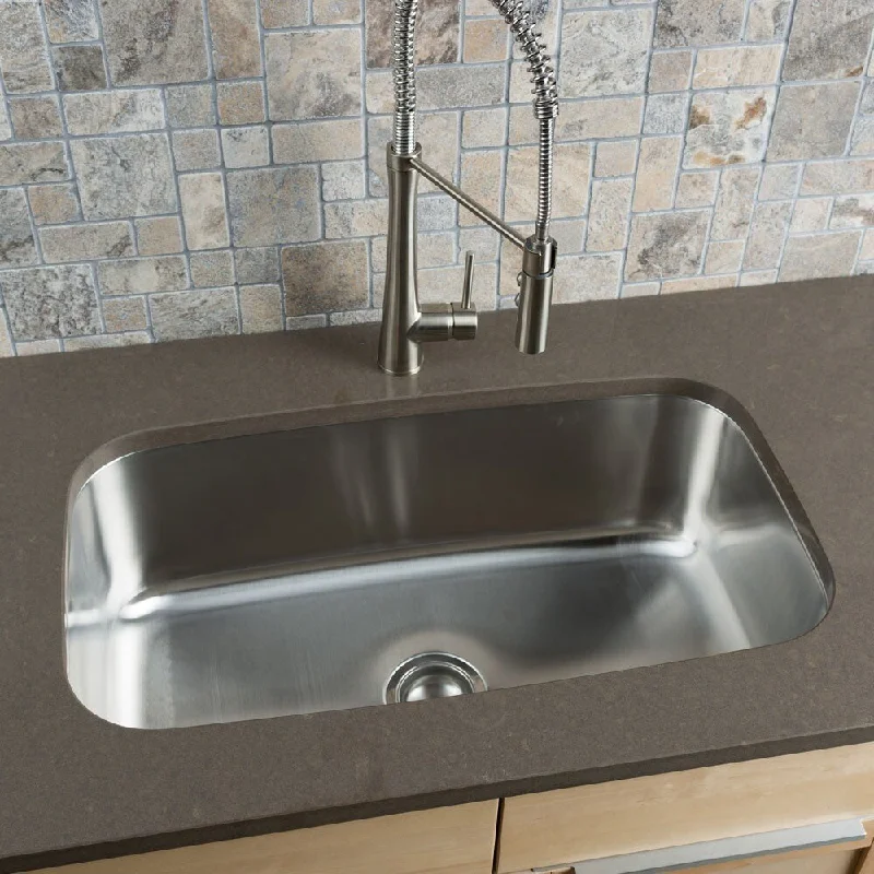 Hahn Stainless Steel Extra Large Single-bowl Undermount Kitchen Sink