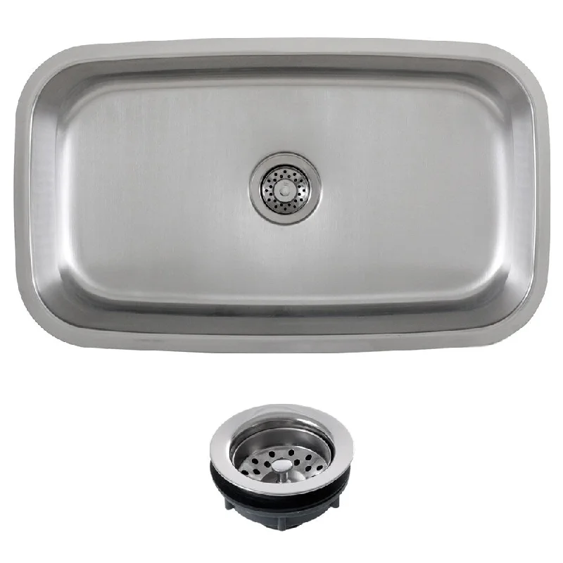 Phoenix 30-inch Stainless Steel 18-gauge Undermount Single Bowl Kitchen Sink