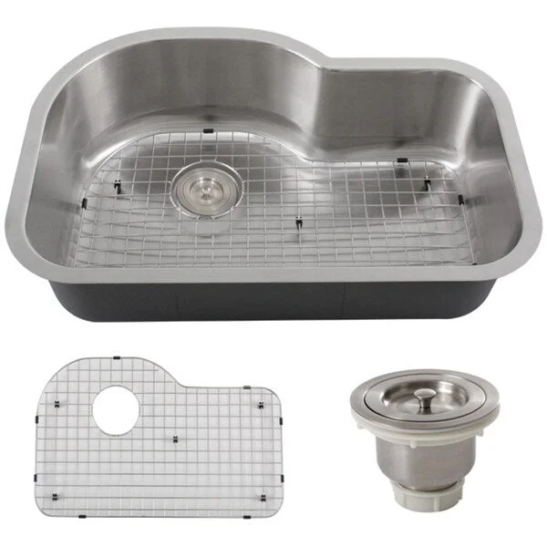 Phoenix 32-inch Stainless Steel 18-gauge Undermount Single Bowl Kitchen Sink