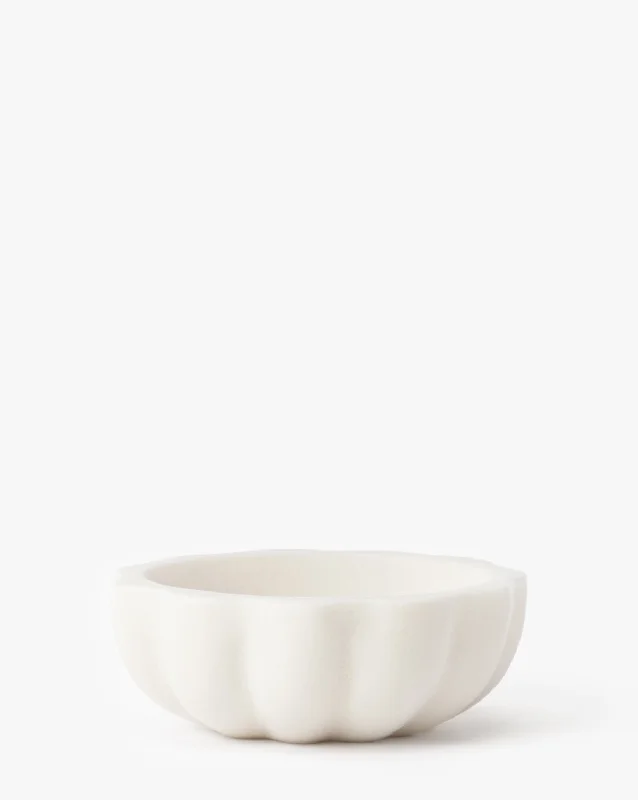 Scalloped Marble Bowl