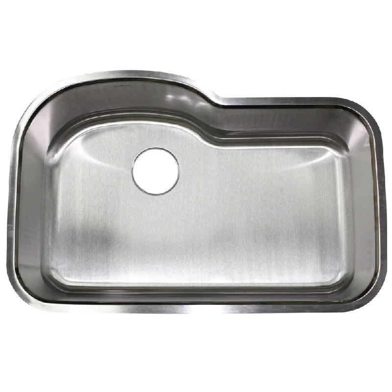 Stainless Steel 18 gauge 32-inch Undermount Single-bowl Kitchen Sink