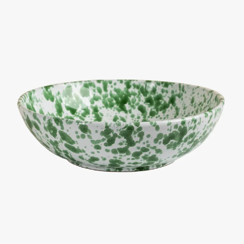 Taverna Green Speckled Serving Bowl