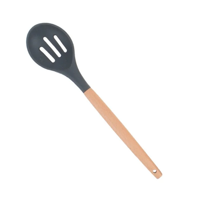 Slotted Spoon Black