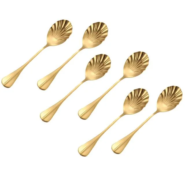 6pcs Gold