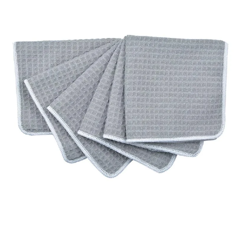 6pcs Waffle Weave Kitchen Cloth