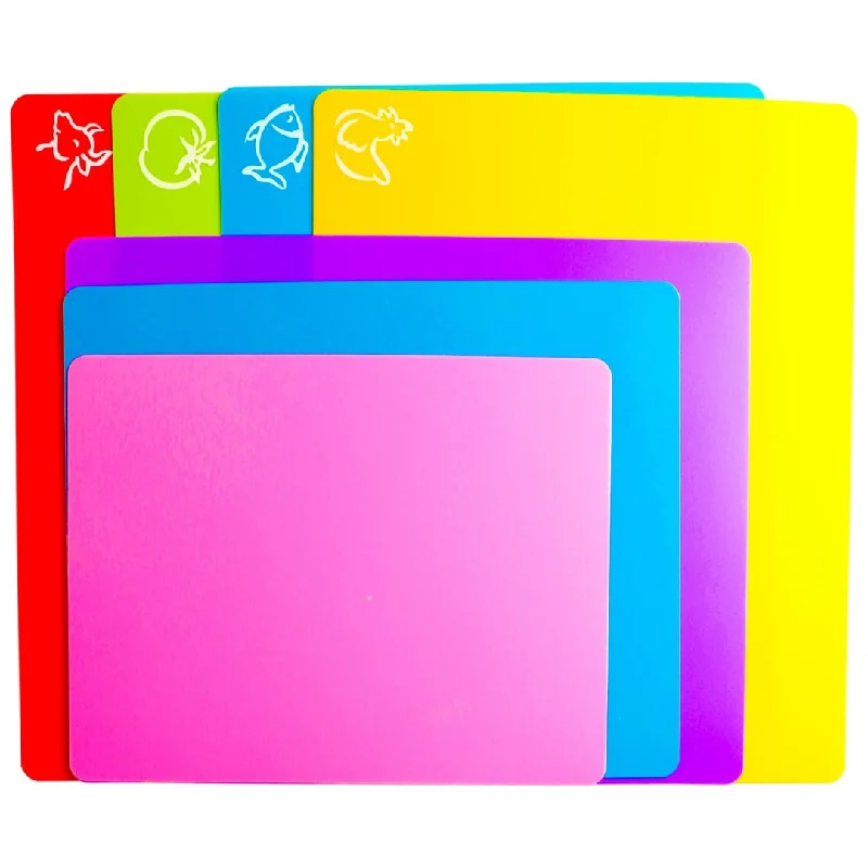 7 Pcs Flexible Cutting Board Mats