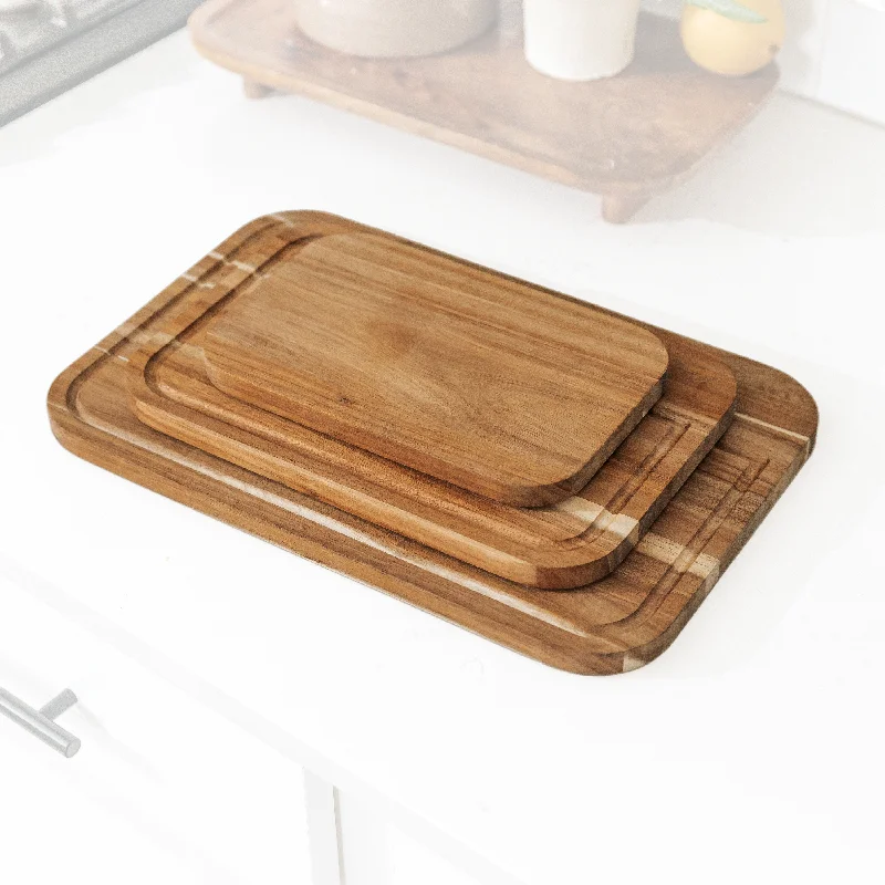 Acacia Cutting Board Set