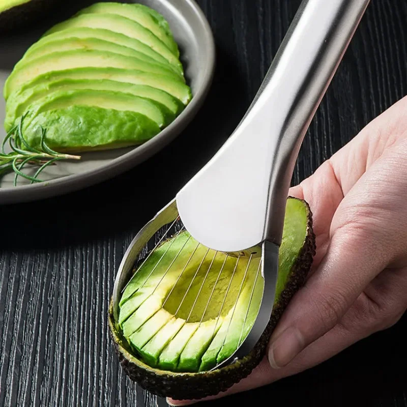 Avocado Knife Gadget Stainless Steel Cutter for Kitchen