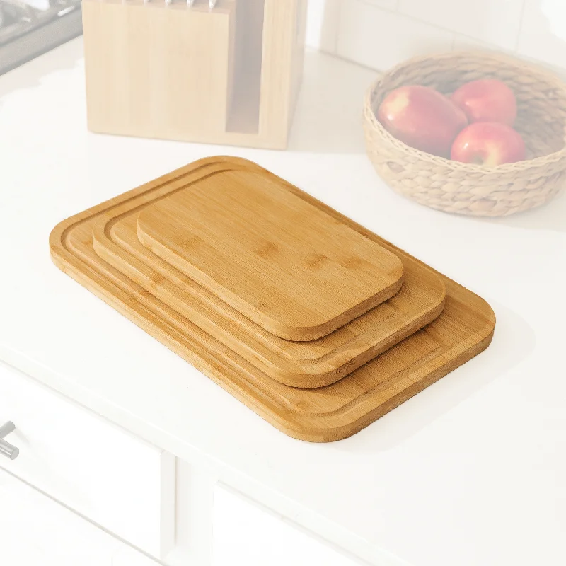 Bamboo Cutting Board Set