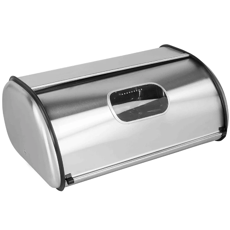 Stainless Steel Bread Box, Silver