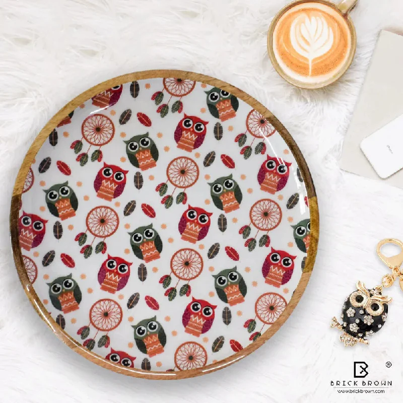 Bohemian Round Serving Platter (10 Inch)