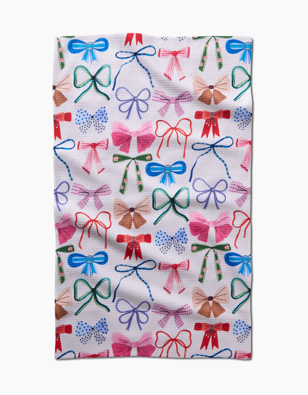 Bows Geometry Tea Towel