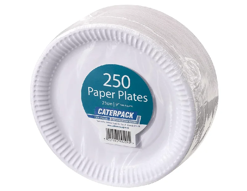 Caterpack by Robinson Young Plates 23cm White 250 pack