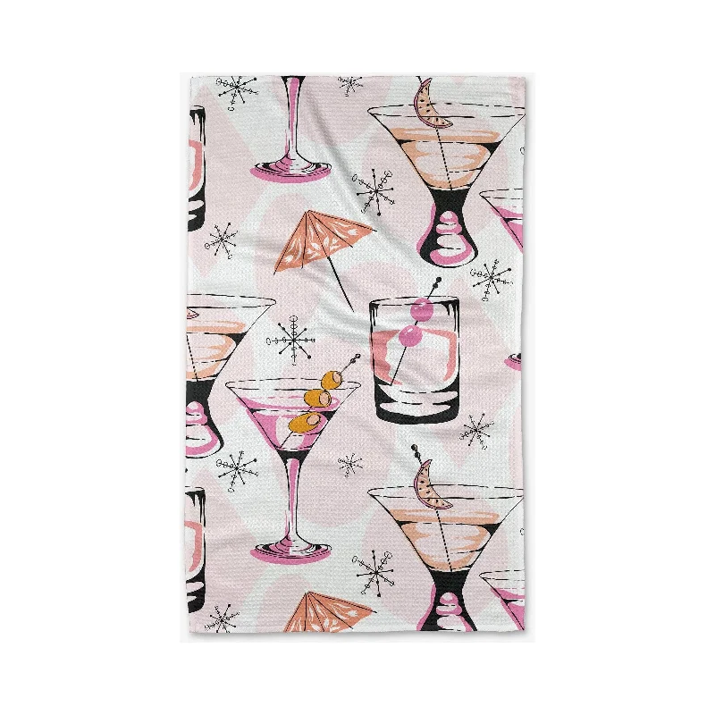 Cocktail Hour Tea Towel