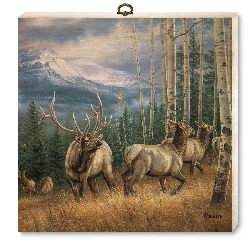 Country Elk Cutting Board