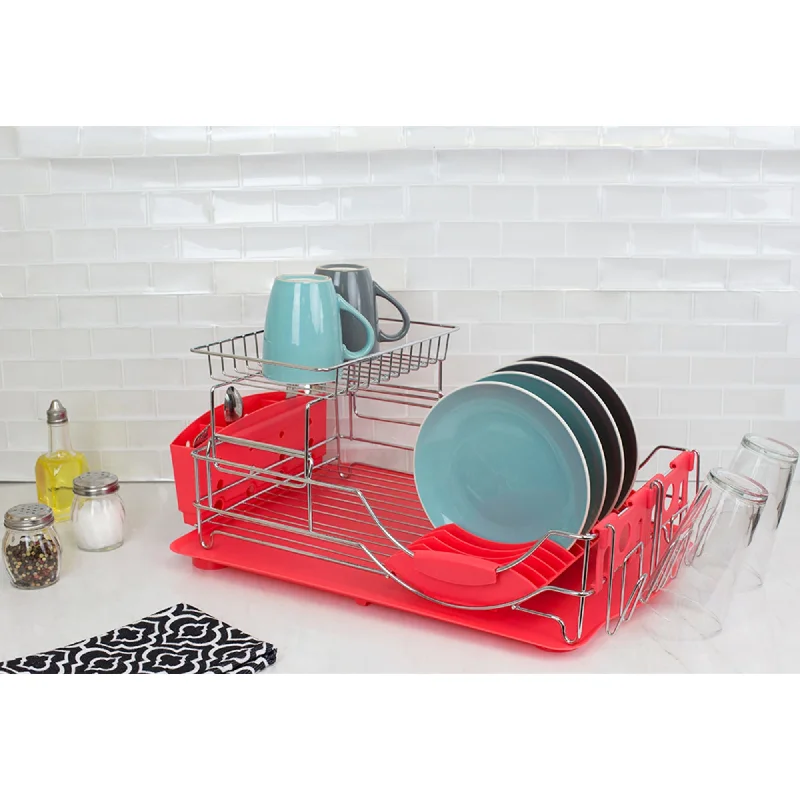 2-Tier Deluxe Dish Drainer