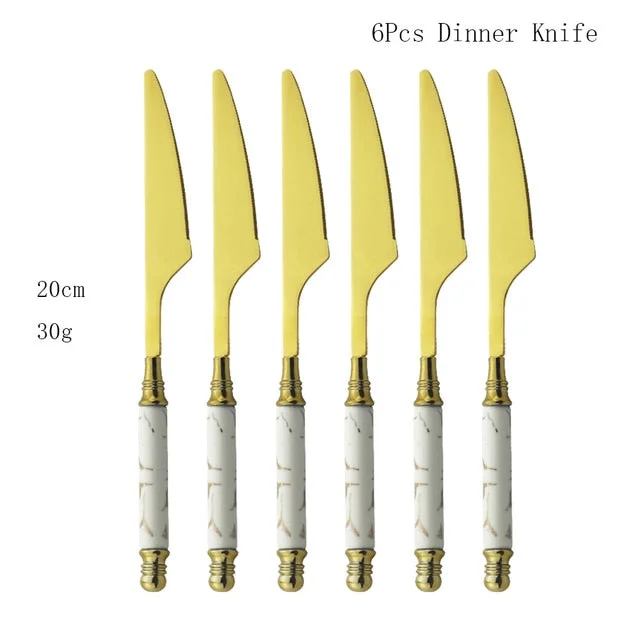 6Pcs Dinner Knife