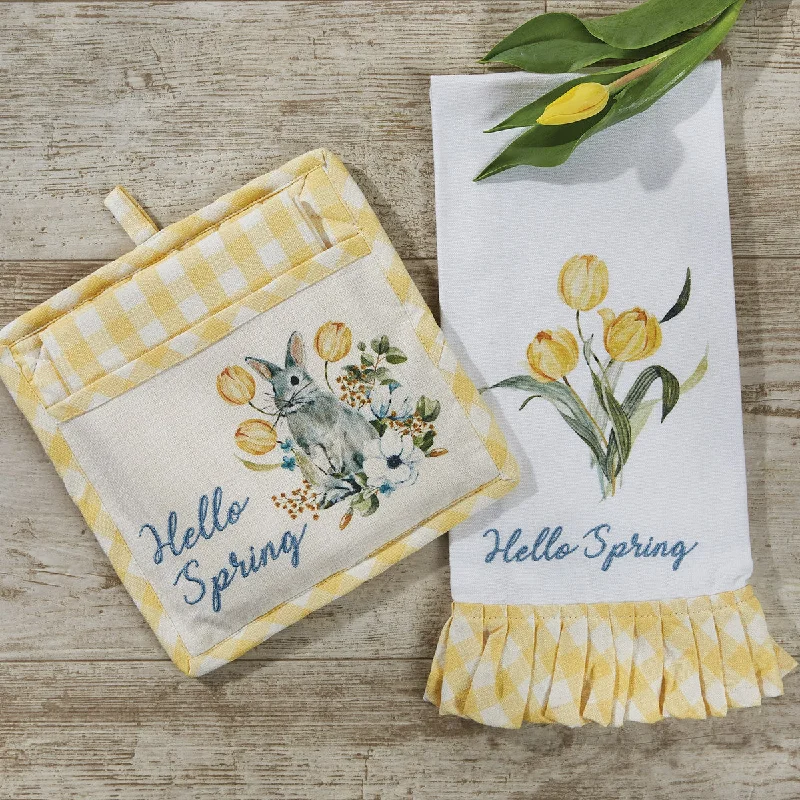 Forever Spring Dishtowel Set of 2 Park Designs