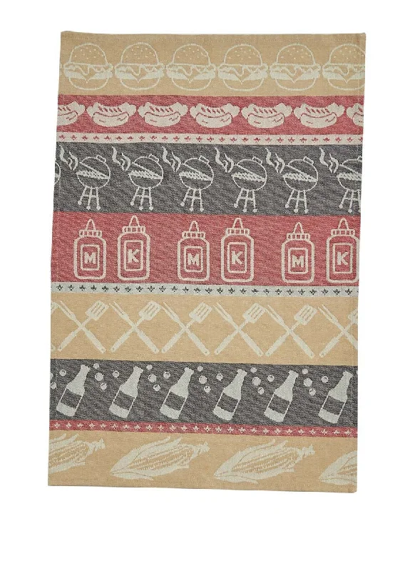 Grillin & Chillin Jacquard Dishtowel Set of 12  Park Designs