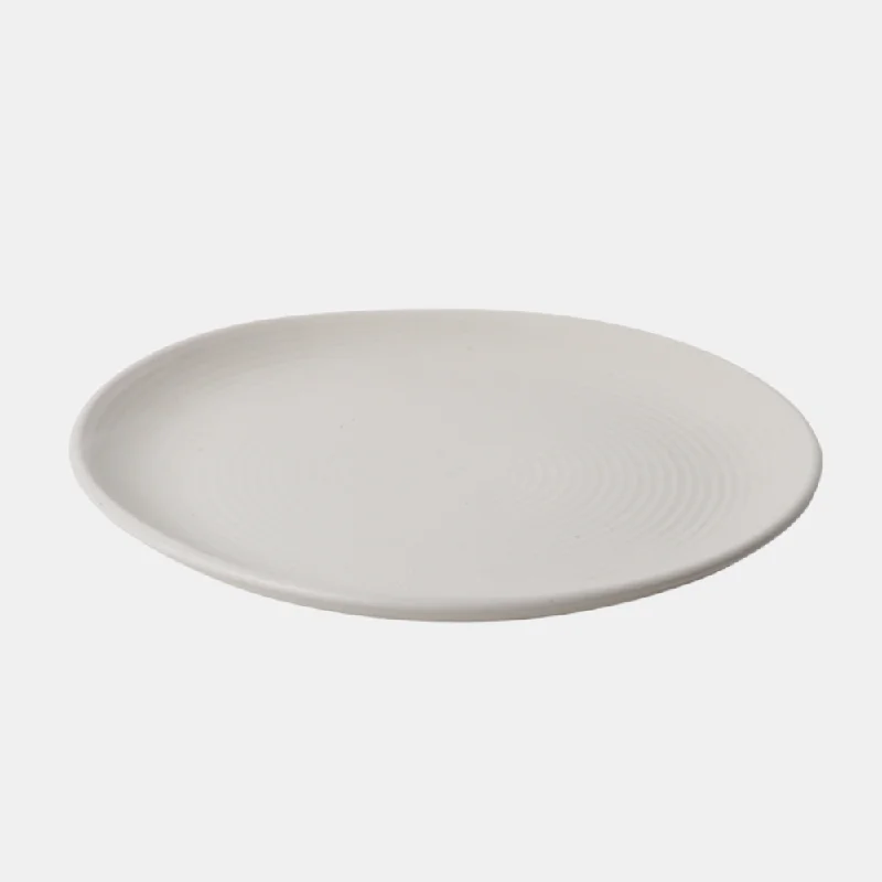 Handmade Ceramic Dinner Plate 28cm - Cream