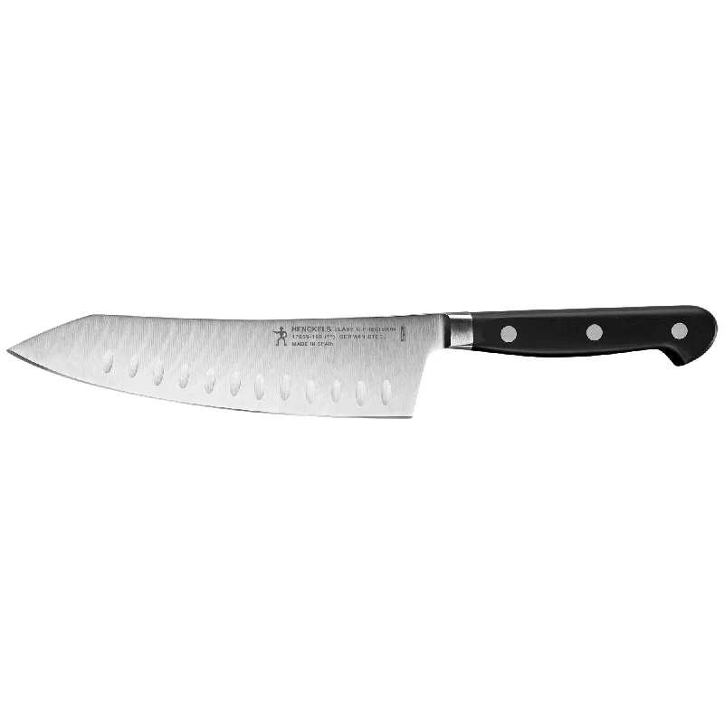 Henckels Classic Precision 7-inch Hollow Edge Rocking Santoku Knife