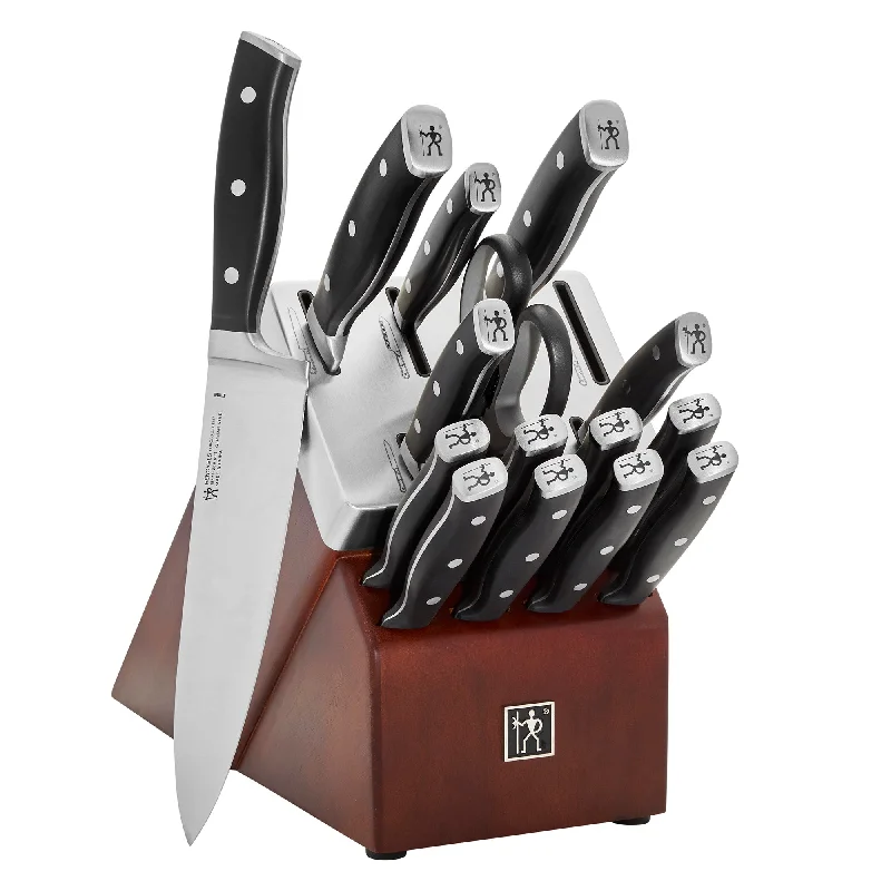 HENCKELS Forged Accent 16-pc Self-Sharpening Knife Block Set