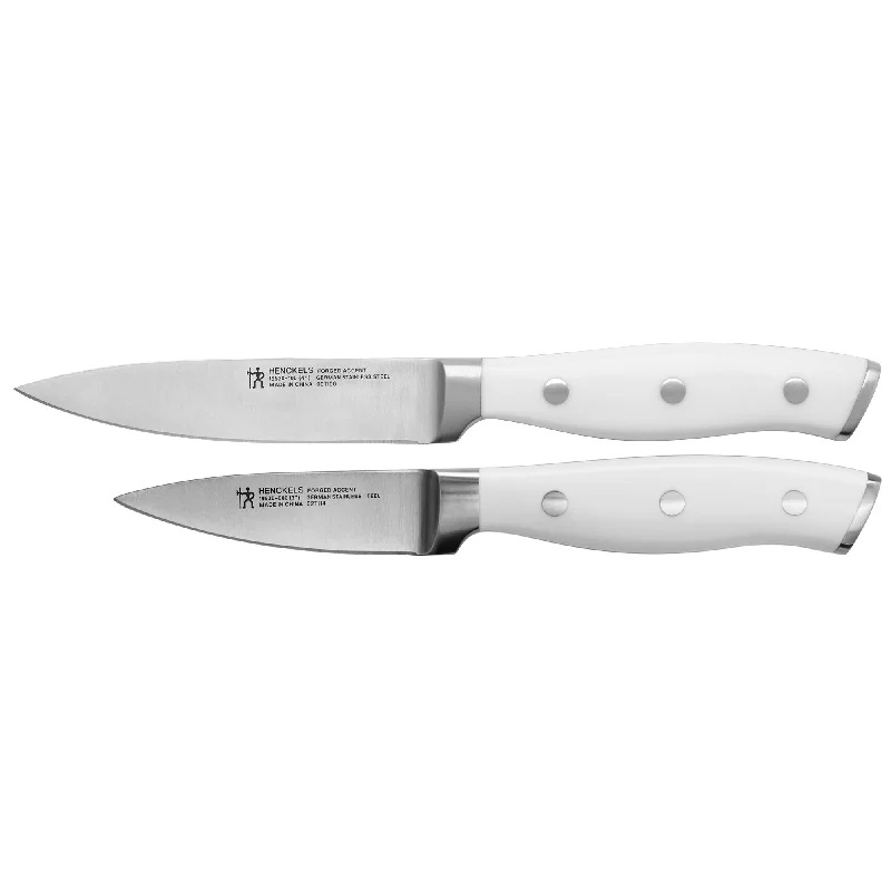 Henckels Forged Accent 2-pc Paring Knife Set - White Handle