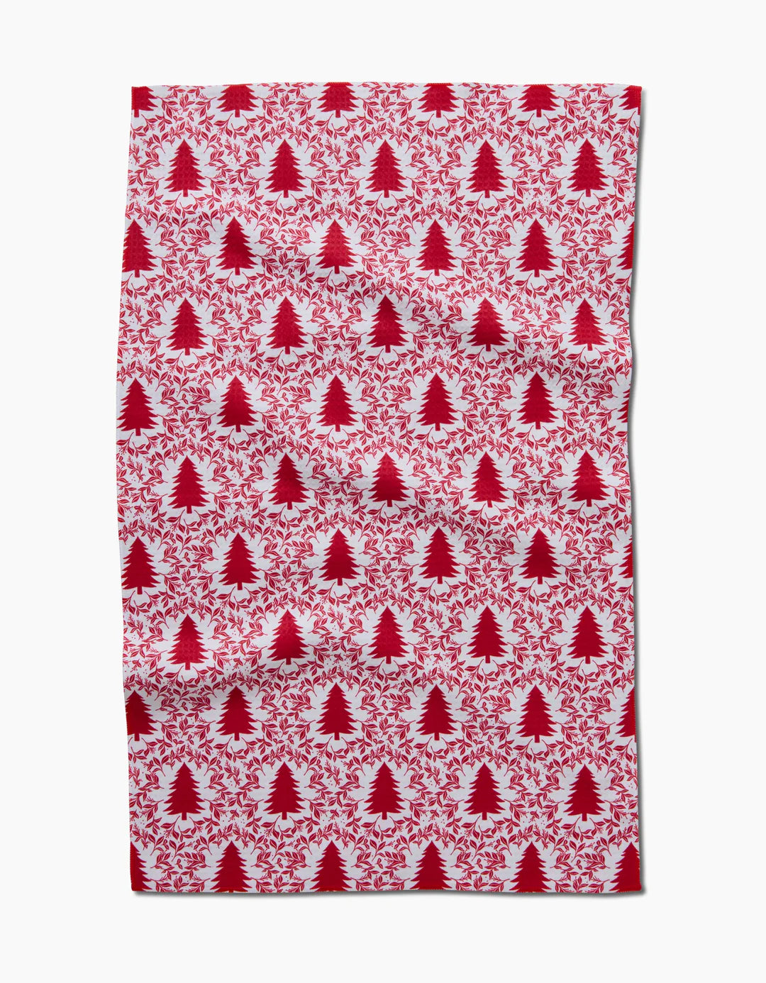 Holiday Tree Geometry Tea Towel