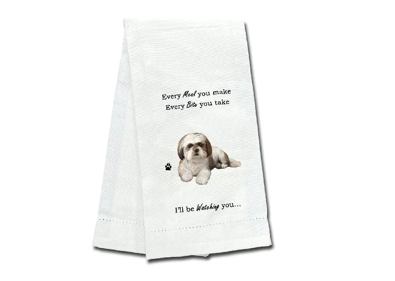 Kitchen Towel - Tan/White Shih Tzu Dog - 711-87