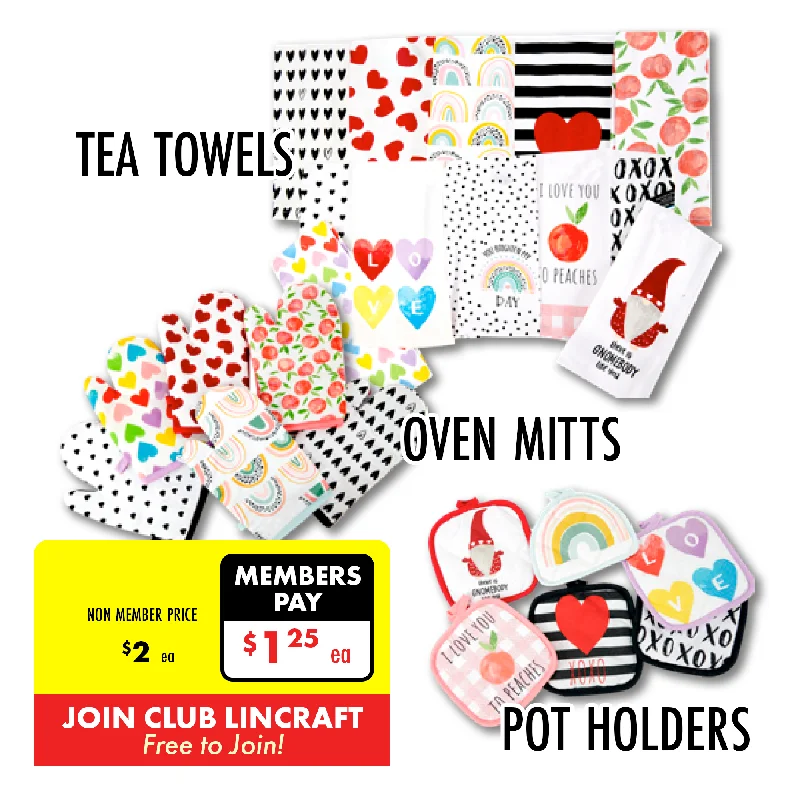 Kitchen Towels, Assorted- 38.1cm x 63.50cm