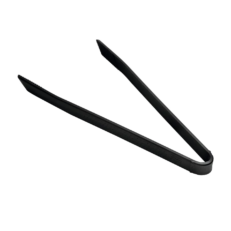 Kuhn Rikon Silicone Tweezer Tongs, 12-Inch, Black