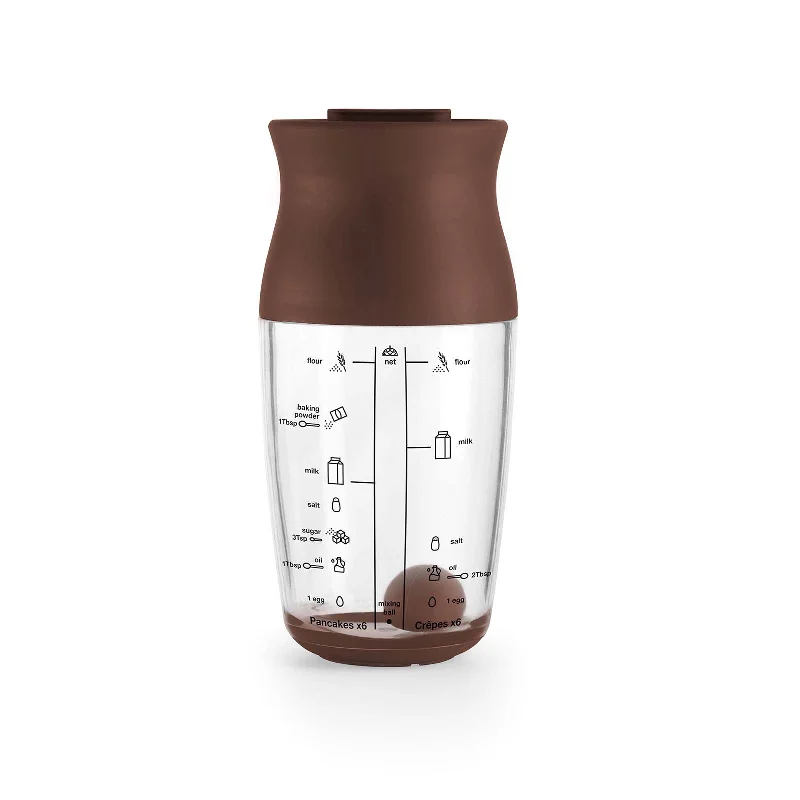 Lekue Crepes & Pancakes Shaker, Brown