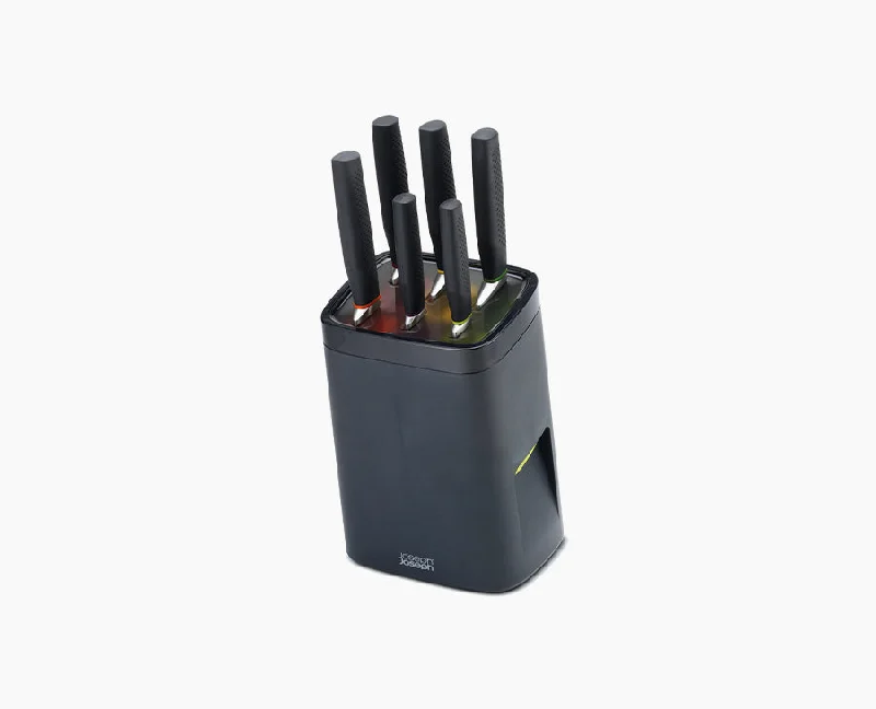 LockBlock™ Black Knife Block Set