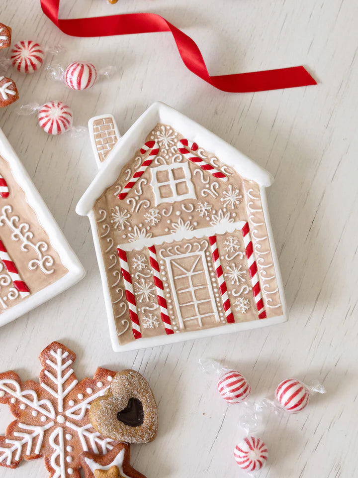 Mary Square - Gingerbread House Appetizer Plate