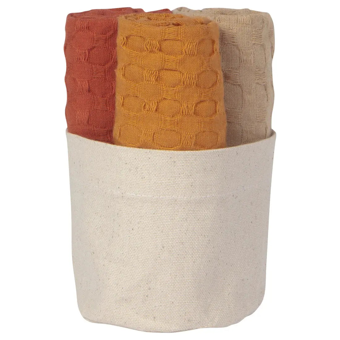 Mercantile Dishcloths in Basket Spice, Set of 3