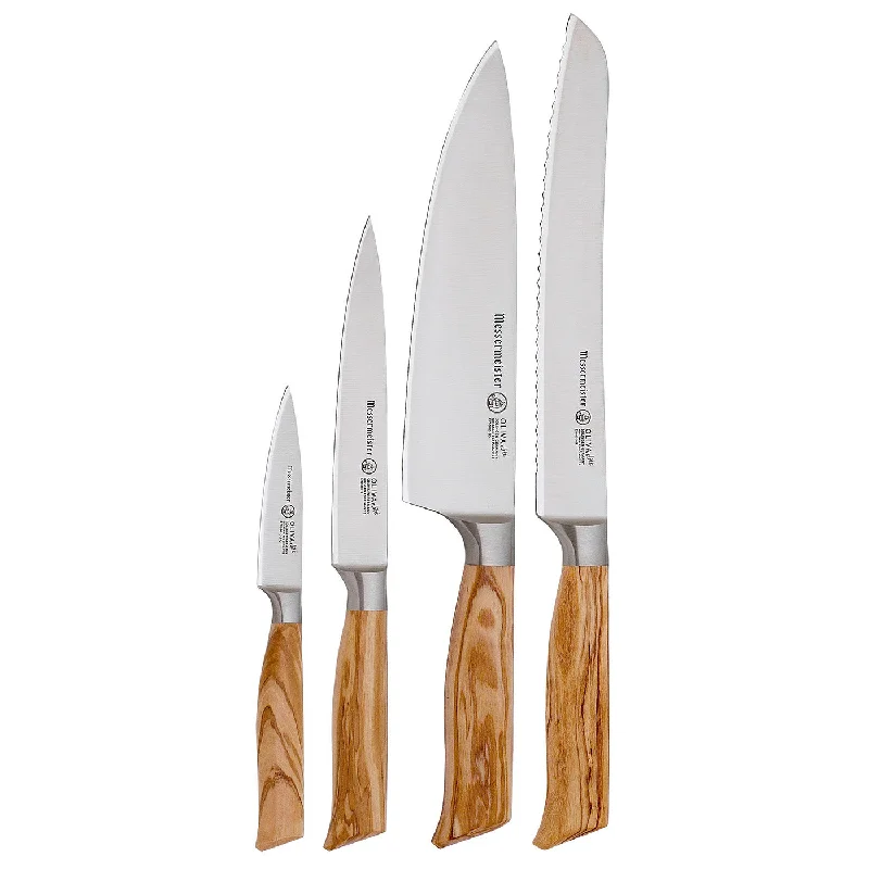 Messermeister Oliva Elite 4 Piece Gourmet Knife Set