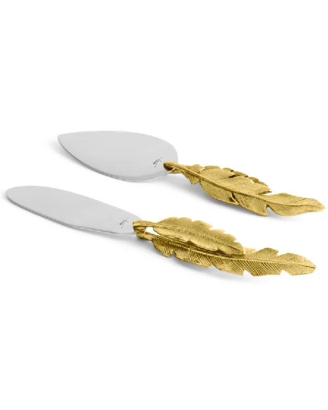 Michael Aram Feather Knife Set