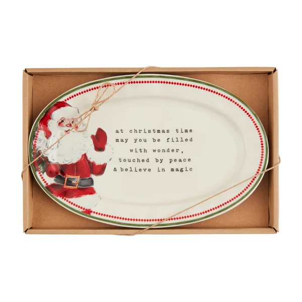 Mud Pie - Christmas Sentiment Plate