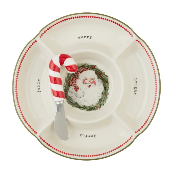 Mud Pie - Santa Divided Platter