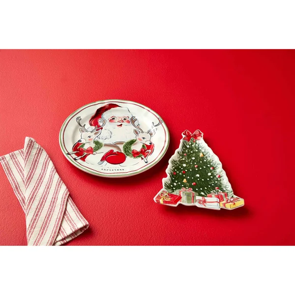 Mud Pie - Vintage Christmas Platter